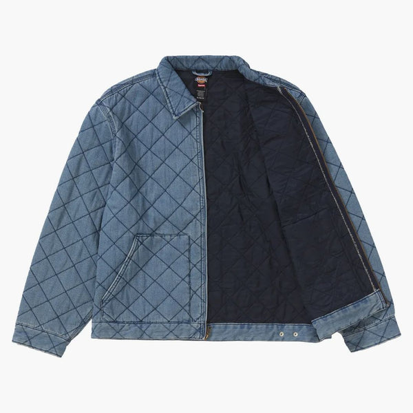 Supreme Dickies quiltad arbetsjacka denim