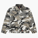 Nejvyšší dickies prošívaná pracovní bunda Šedá camo