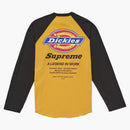 Supreme Dickies Raglan L/s Top Black