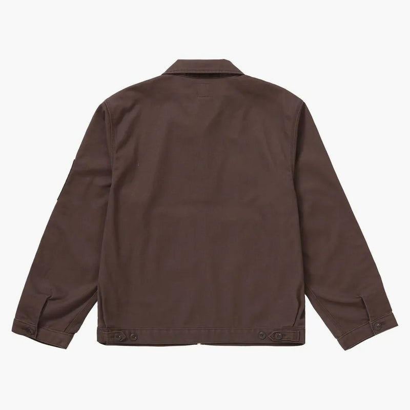 Supreme Dickies Stripe Eisenhower Jacket Brown