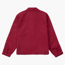 Supreme Dickies Stripe Eisenhower Jacket Maroon