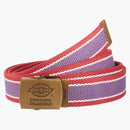 Supreme Dickies Stripe Webbing Belt Maroon