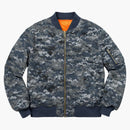 Supreme Digi Camo MA-1 Navy Digi Camo