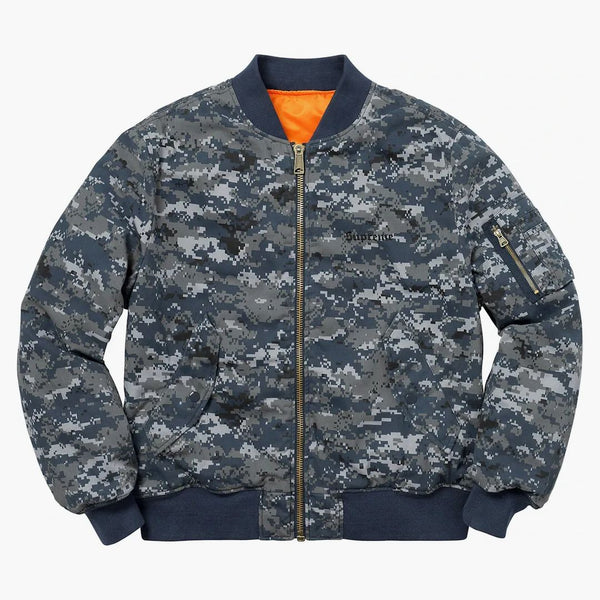 Supreme Digi Camo Ma-1 Navy Digi Camo