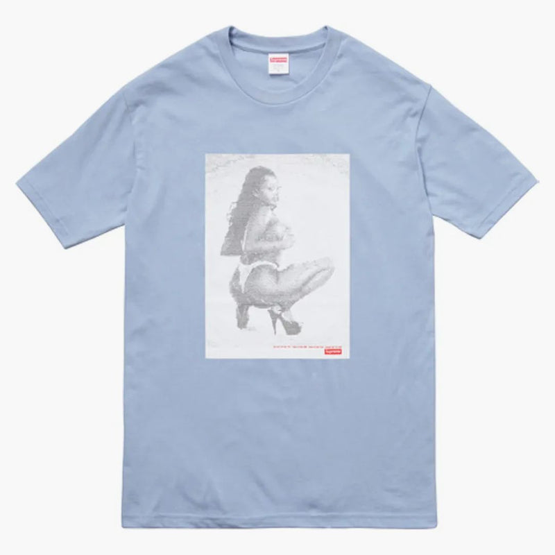 Högsta digi tee ljusblå