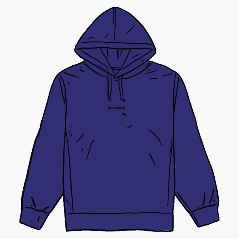 Nejvyšší digitální logo s kapucí mikina Dark Royal
