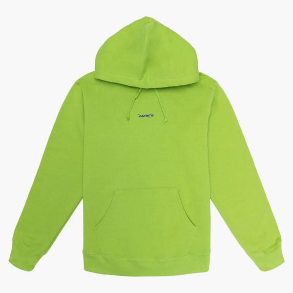 Supreme Digital Logo Hooded Sweatshirt Lime