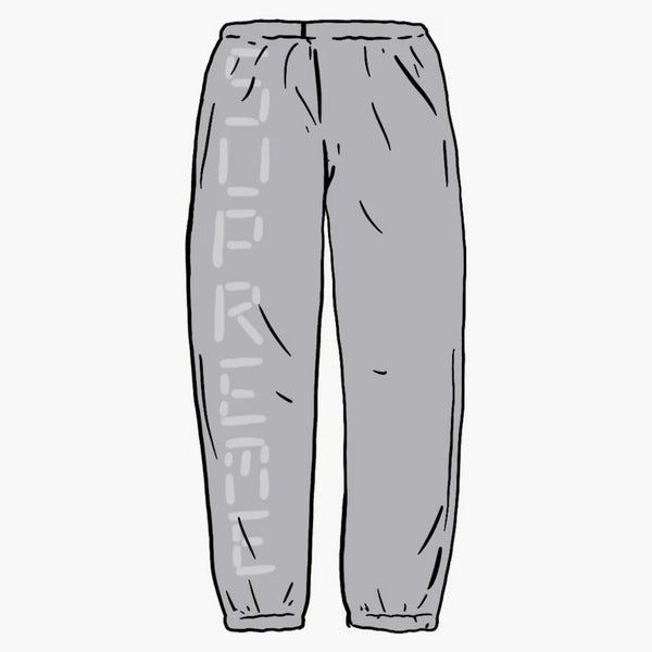 Supreme Digital Logo Track Pant Silver