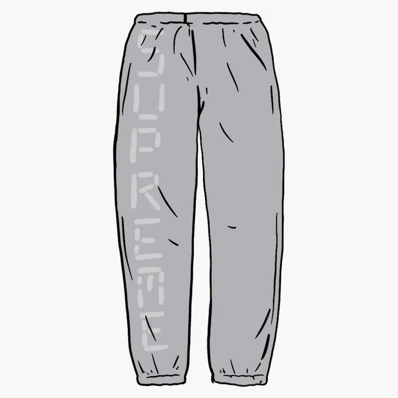 Supreme Digital Logo Track Pant Silver