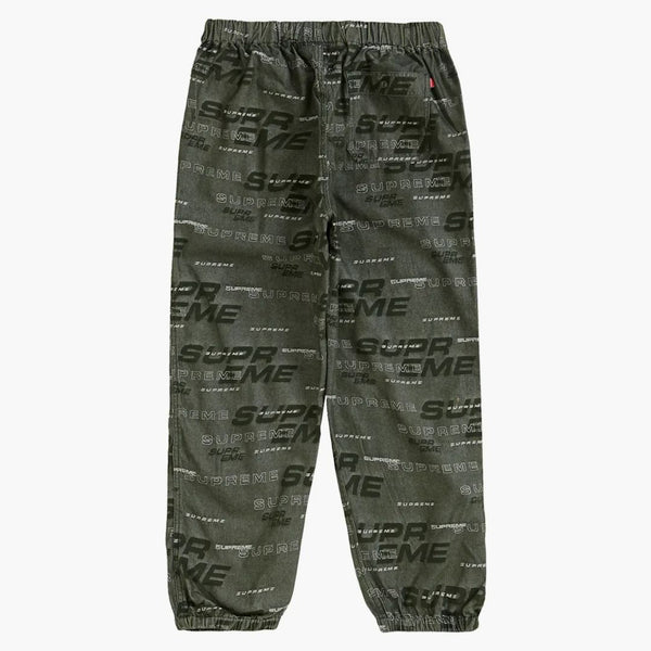 Nejvyšší rozměry Logo Denim Skate Skate Pant Green
