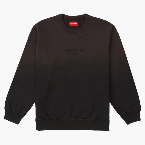 Högsta doppade crewneck svart