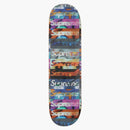 Supreme Distorted Logo Skateboard Deck Black
