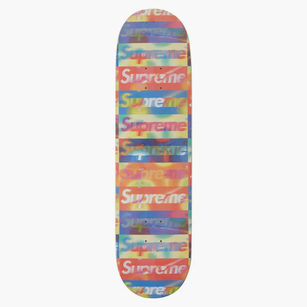 Nejvyšší zkreslené logo skateboard paluba žlutá