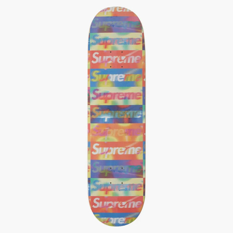 Nejvyšší zkreslené logo skateboard paluba žlutá
