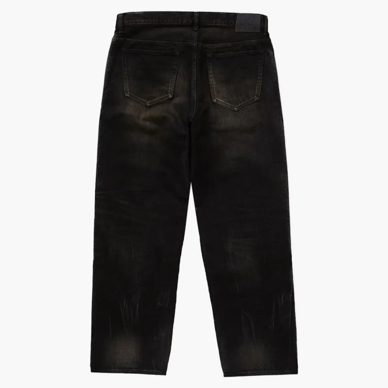 Supreme Distressed Loose Fit Selvedge Jean (fw24) Washed Black