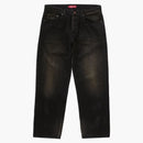 Supreme Distressed Loose Fit Selvedge Jean (FW24) tvättade svart