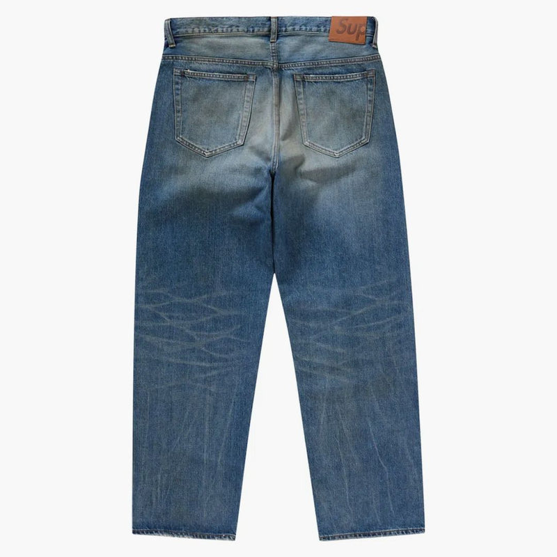 Nejvyšší zoufalý volný fit saleverge Jean (FW24) Washed Indigo
