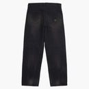 Supreme Distressed Loose Fit Selvedge Jean (SS25) Washed Black