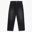 Supreme Distressed Loose Fit Selvedge Jean (SS25) Washed Black