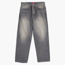 Supreme Distressed Loose Fit Selvedge Jean (SS25) Washed Gray