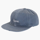 Supreme Distressed Script 6-panel Blue