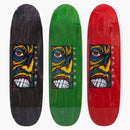 Supreme Disturbed Skateboard Deck Black/Lime/Red Set