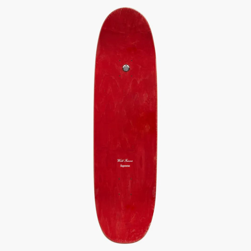Nejvyšší narušená skateboardová paluba červená