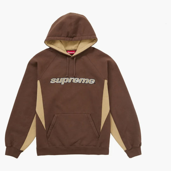 Supreme Division Hooded Sweatshirt Brown