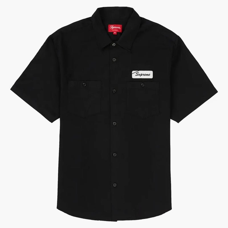 Supreme Dog S/S Work Shirt Black