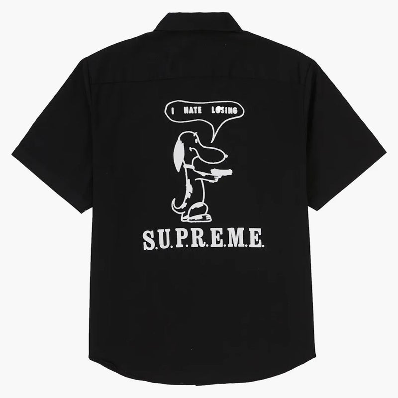 Supreme Dog S/S Work Shirt Black