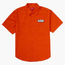 Supreme Dog S/s Work Shirt Orange