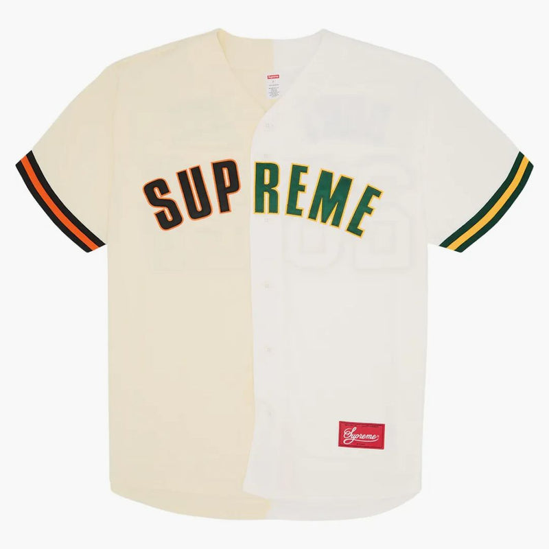 Supreme Don't Hate Baseball Jersey Natural