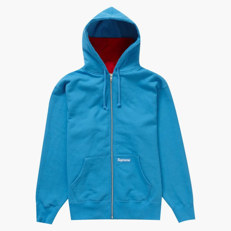 Supreme Double Hood Facemask Zip Up Hooded Sweatshirt Bright Royal