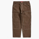 Supreme Double Knee Canvas Painter Pant Brown