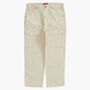 Pantaloni Utility supremo a doppio ginocchio in denim naturale