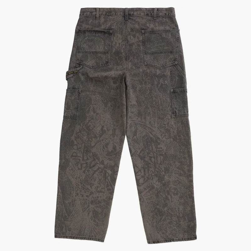 Supreme Double Knee Painter Pant (FW24) tvättade svart
