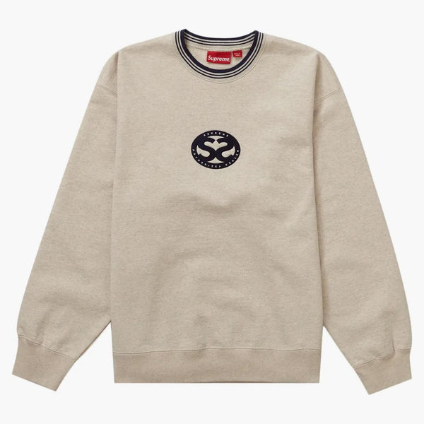 Supreme Double S Crewneck Heather Oatmeal