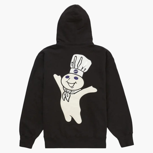 Supreme Doughboy Zip Up Hooded Sweatshirt svart