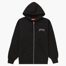 Nejvyšší těstová zip na mikinu s kapucí černou