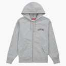 Supreme Doughboy Zip Up Hooded Sweatshirt Heather Gray