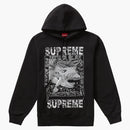 Nejvyšší holubice mikina s kapucí černá