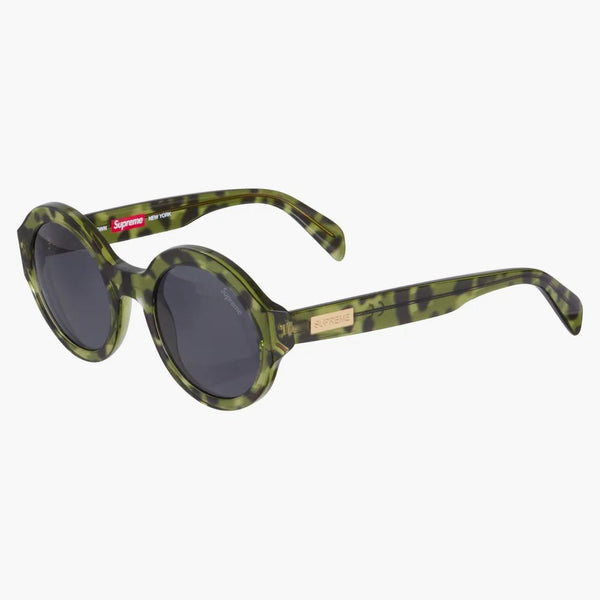 Supreme Downtown Sunglasses Green Tortoise