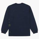 Supreme Dragon Borded L/S Top Navy