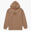 Supreme Dragon Hooded L/s Top Light Brown