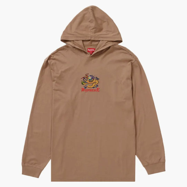 Supreme Dragon Hooded L/S Top Light Brown