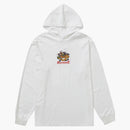 Supreme Dragon Hooded L/s Top White