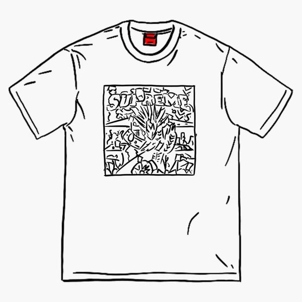 Supreme Dragon Tee White