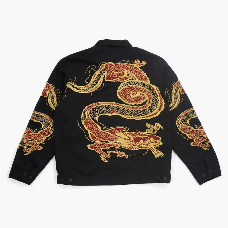 Supreme Dragon Work Jacket Black