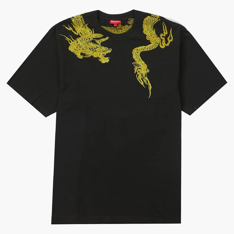 Supreme Dragon Wrap S/S Top Black