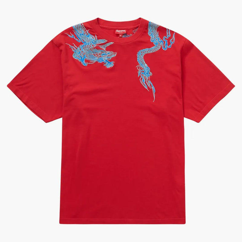 Supreme Dragon Wrap S/S Top Red